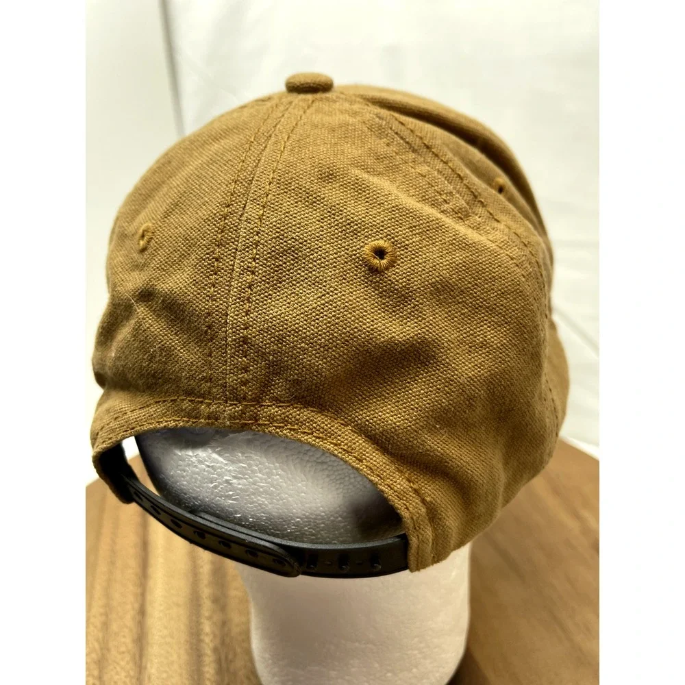Mack Truck Bulldog Hat Cap Logo Khaki Gold Brown Vintage Mens Snapback Cap‎ Hat
